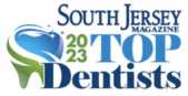 South Jersey Magazine Top Dentists 2023 badge